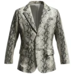 Snake Printed Blazer Coat