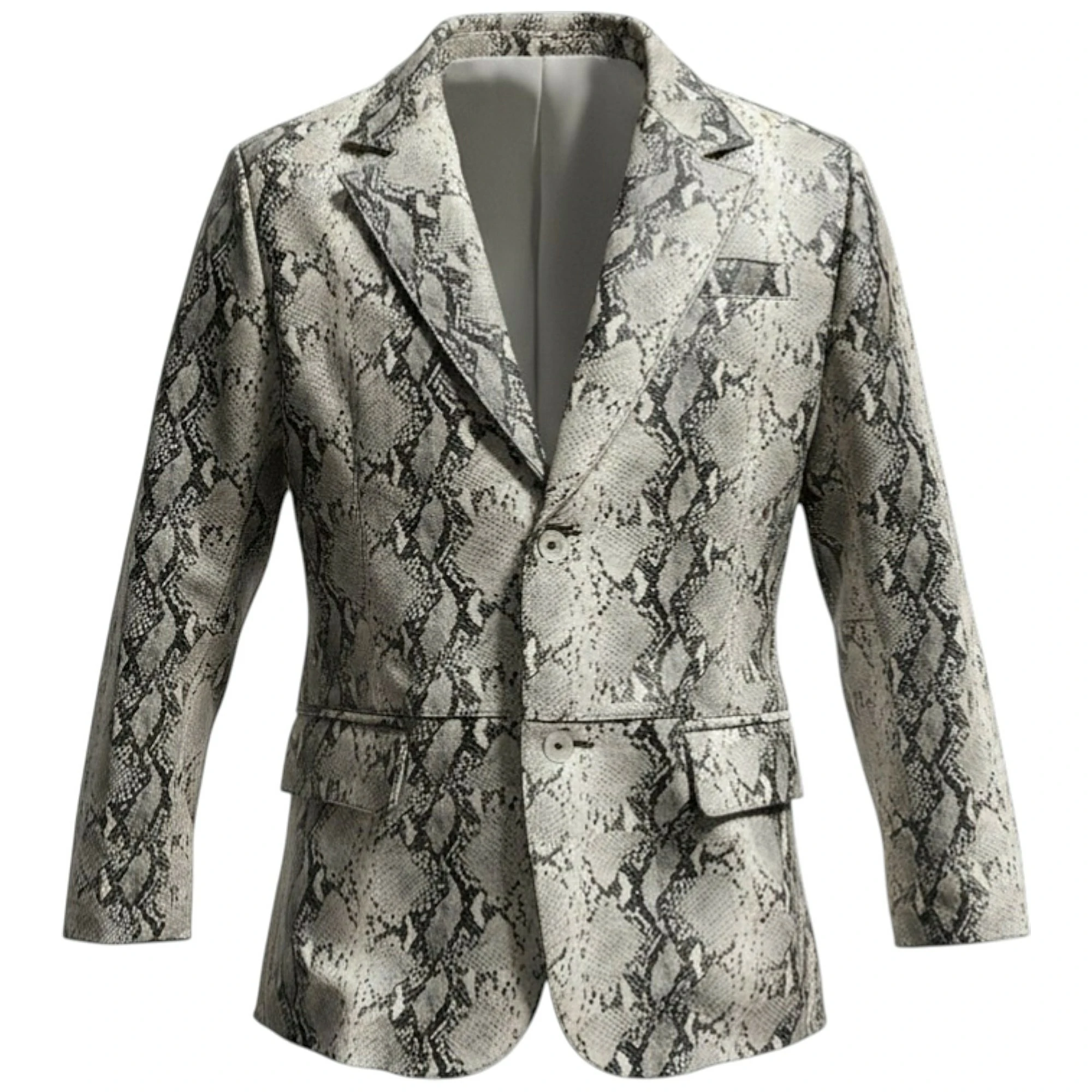 Snake Printed Blazer Coat Snake Printed Blazer Coat