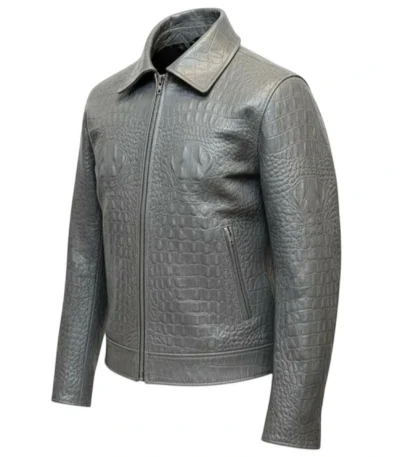 Alligator Embossed Grey