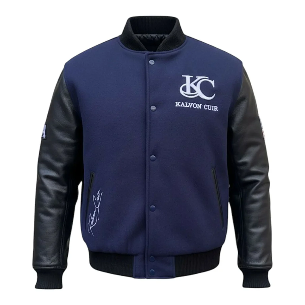 Wool and Leather Varsity Jacket