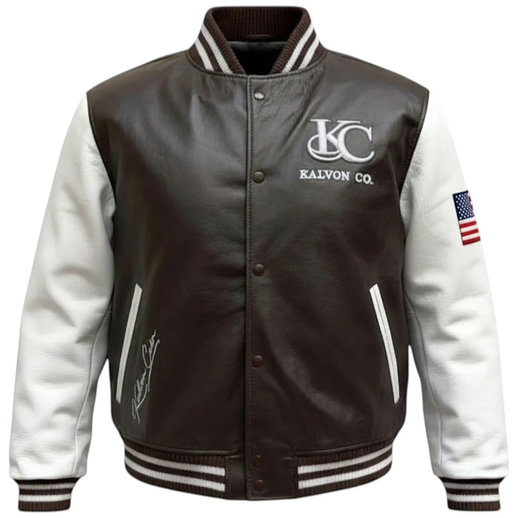 Leather Varsity Jacket